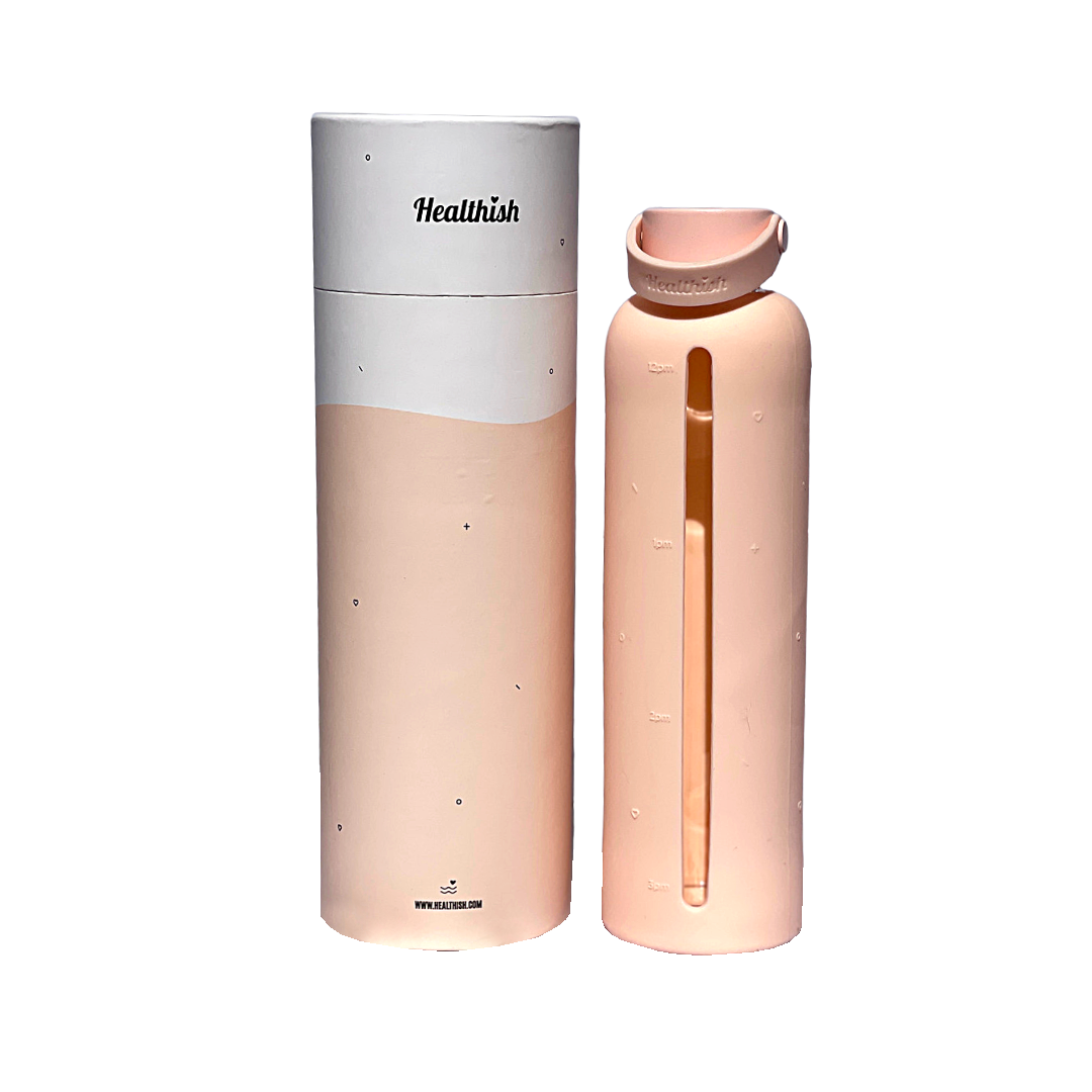 Healthish Time Marked Water Bottle duo