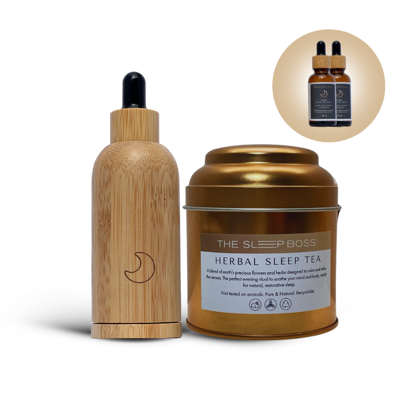 Exclusive Offer:Sleep Blend Luxury Oil Serum 2 Set + FREE Organic Sleep tea
