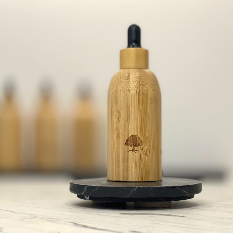 Resilience Luxury Serum in bespoke bamboo bottle 