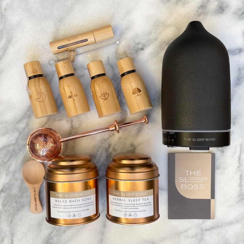 Sleep Tea Ritual Set Slumber Inspiration Luxe Set | Premium Sleep Ritual Gift Set | The ...