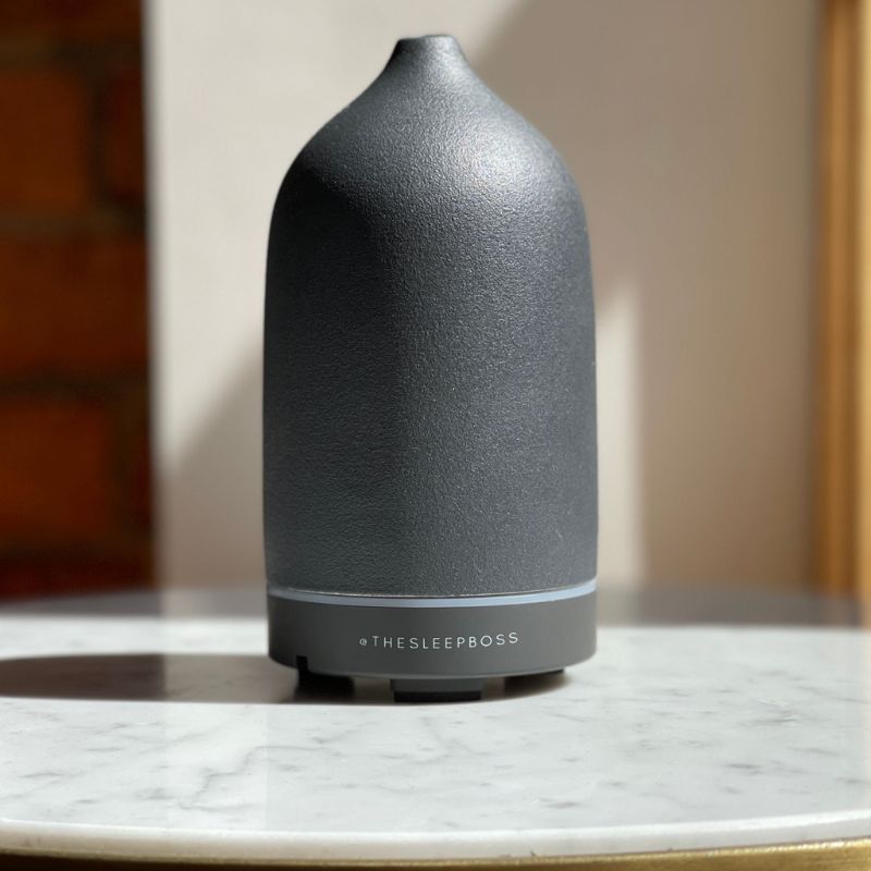 black ceramic aroma diffuser