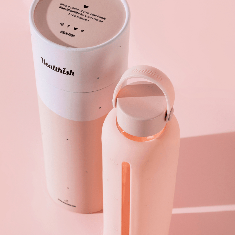 Healthish Time Marked Water Bottle